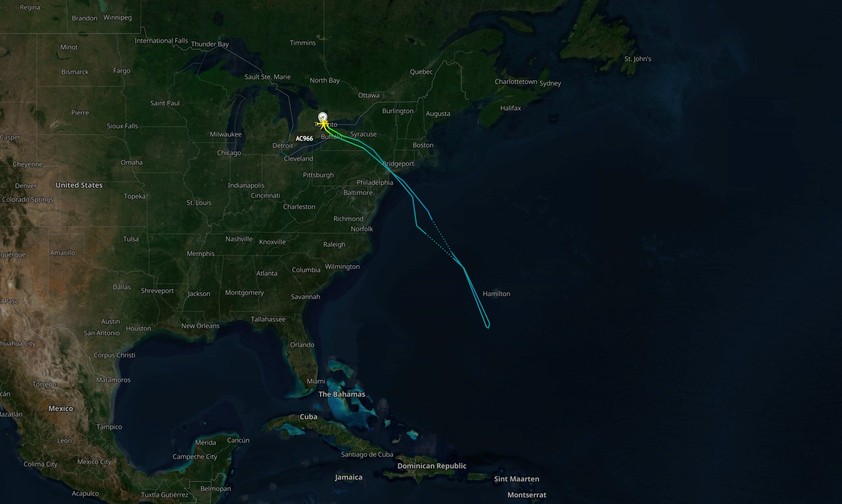 air canada bridgetown umkehr