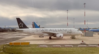 Airbus A320 mit dem Kennzeichen EI-EIB: Ist der erste Star-Alliance-Flieger von ITA Airways.