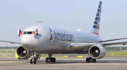 American Airlines am Flughafen Prag: Zuletzt 2019.
