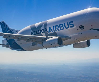 Airbus Beluga XL: Passen zwei A350-Flügel rein.