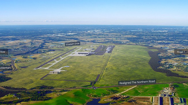 Diese Visualisierung zeigt, wie der der Airport dann in Phase eins aussehen könnte - Änderungen vorbehalten.