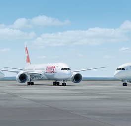 Visualisierung: So würden Boeing 787 von Lufthansa, Swiss und Austrian aussehen.