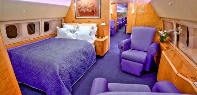 JetPurple Airwayz: Das Interieur der neuen Fluggesellschaft aus Arizona macht ihrem Namen alle Ehre.