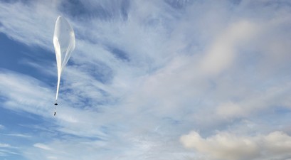 Wetterballon von Windborne: Sorgte für Schaden an der Boeing 737 Max von United.