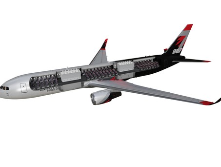 Boeing 767: So soll das Flugzeug von Coulson ach dem Umbau aussehen.