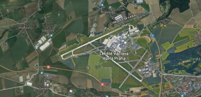 Flughafen Prag: Hier wurde eine Drohne gesichtet.