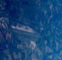 Flughafen Lüttich: Auch hier geht fast nichts mehr.
