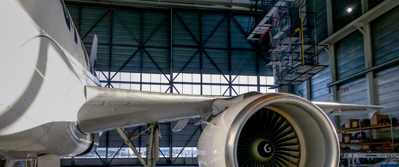 Airbus A319 mit dem Kennzeichen OH-LVB: Das Flugzeug wird in Helsinki zerlegt.