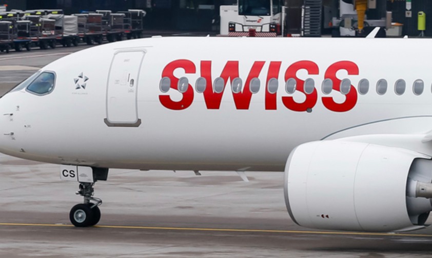 Airbus A220 von Swiss: Musste in Graz nach heftiger Rauchentwicklung notlanden.