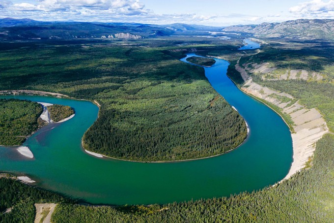 Beim U-Turn des Yukon wird die erste Nacht geschlafen