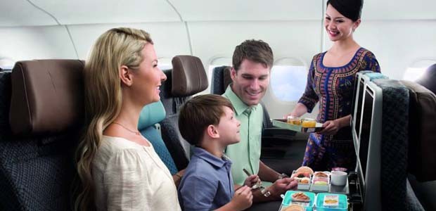 Die neue Economy Class in der Boeing 777: Mehr Komfort auch in der Holzklasse.