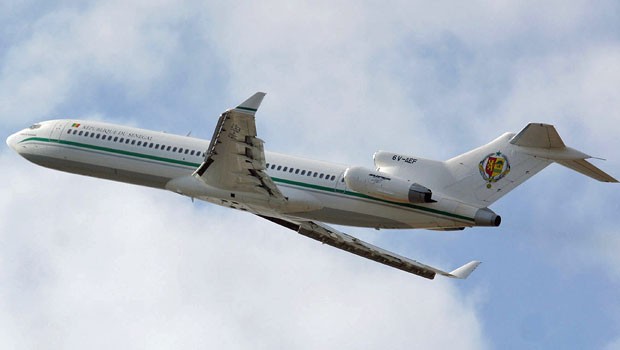 Die Boeing B727-200 des Präsidenten: Steht zum Verkauf.