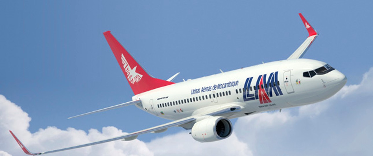Boeing 737 von LAM: Die Airline kann sie nicht bezahlen.