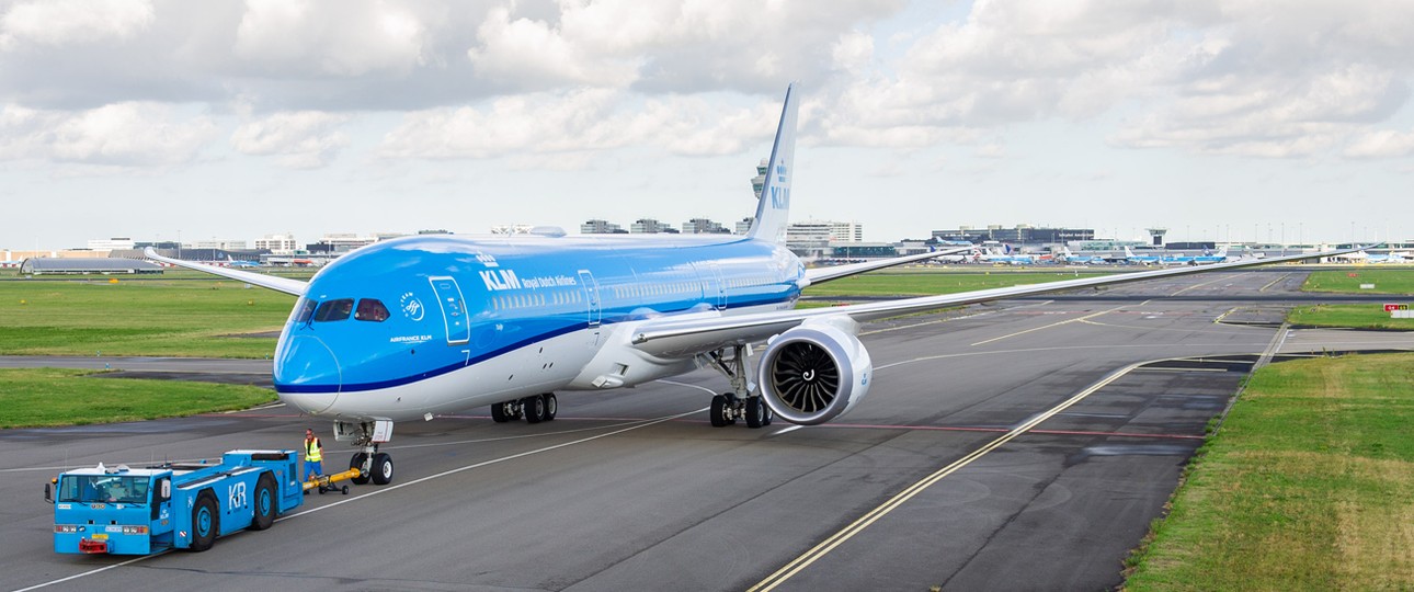 Boeing 787-9 von KLM: Die größere 787-10 kommt erst im Juni.