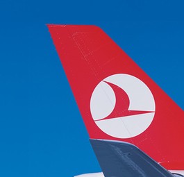 Turkish-Airlines-Logo: Bald auf dem Superjumbo?
