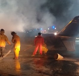 Businessjet mit Erkranktem stürzt in Manila ab