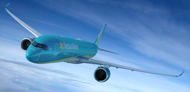 Airbus A350 von Vietnam Airlines: Bald in Frankfurt zu sehen.