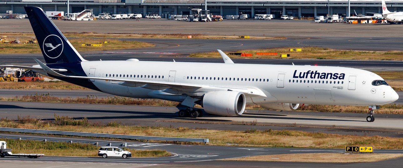 Lufthansas Airbus A350 mit dem Kennzeichen D-AIXN: Gehört zu den betroffenen Jets.