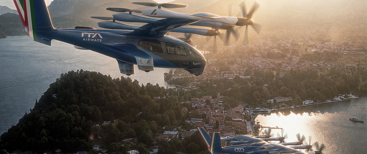 Flugtaxis von ITA Airways: So könnten sie aussehen.