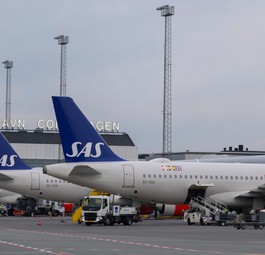 Drei Flugzeuge von SAS am Flughafen Kopenhagen: Die Fluggesellschaft wechselt von der Star Alliance zu Skyteam.