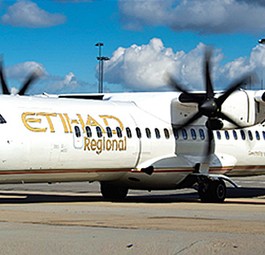 ATR 72 von Etihad Regional: Die Airline baut ihr Streckennetz kräftig aus.