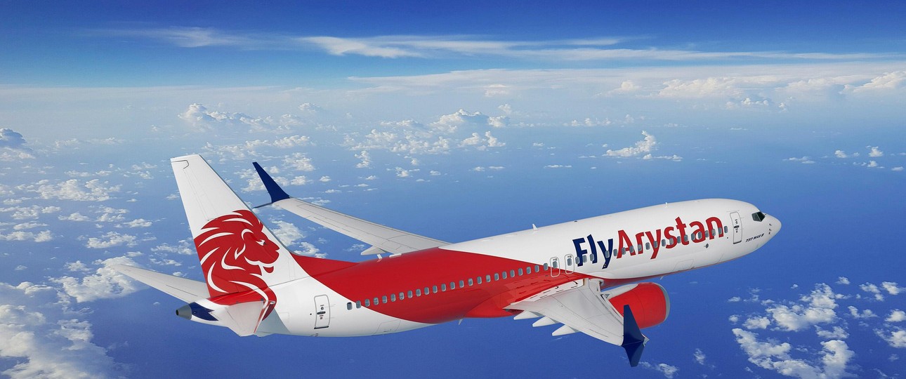Boeing 737 Max für Fly Arystan: So soll sie aussehen.
