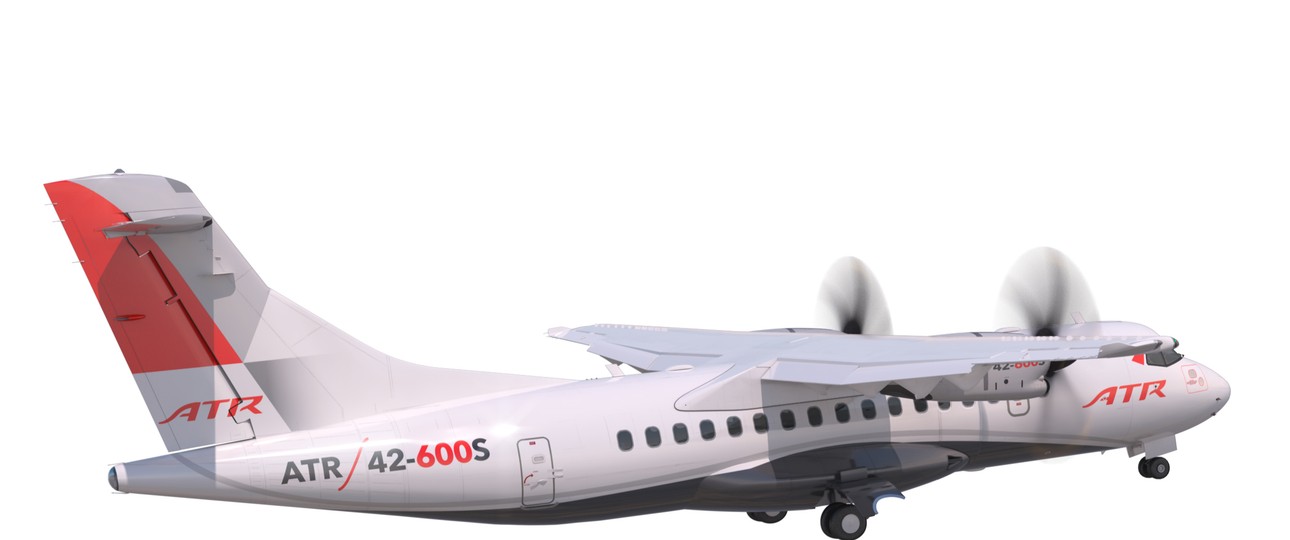 Bild der geplanten ATR 42-600S: Kann viel mehr kleine Flughäfen nutzen.