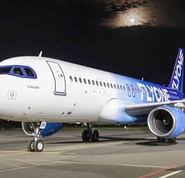 Flugzeug von Fly One: Die Airline fliegt mit Airbus A320 und A321.