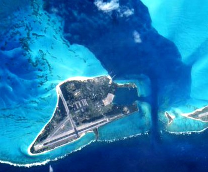 Midway Atoll: Nicht viel zu sehen.