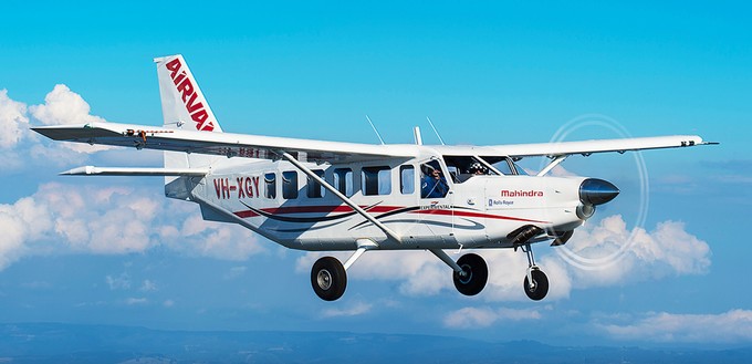 Airvan 10 der Mahindra-Tochter Gipps Aero: Der Flieger bringt es auf eine Spannweite von 12,4 Meter und eine typische Fluggeschwindigkeit von 280 Kilometern pro Stunde.