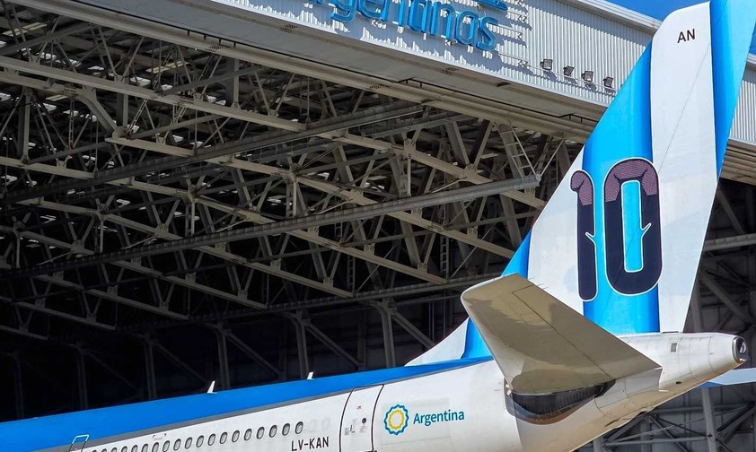 Airbus A330 Aerolinas Argentinas: Ein Hommage an Lionel Messi.