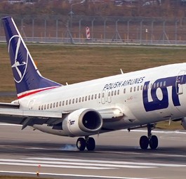 Boeing 737 von Lot: Vorerst kein internationaler Luftverkehr ab Polen.