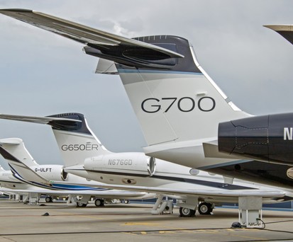 Platz 2: Gulfstream 500/550/600/650/650ER: 89 Stück.