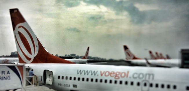 Boeing 737 von Gol in São Paulo Congonhas: Die Airline fliegt 2016 deutlich weniger.