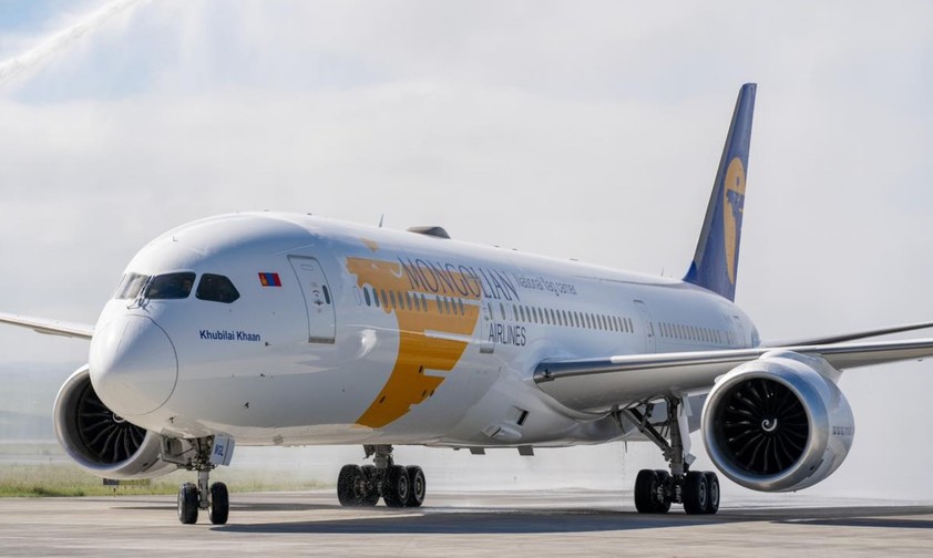 Der erste Dreamliner von Miat: Kam dieser Tage in der Mongolei an.