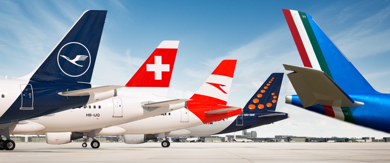 Lufthansa, Swiss, Austrian Brussels und ITA Airway: Die Gruppe wächst.