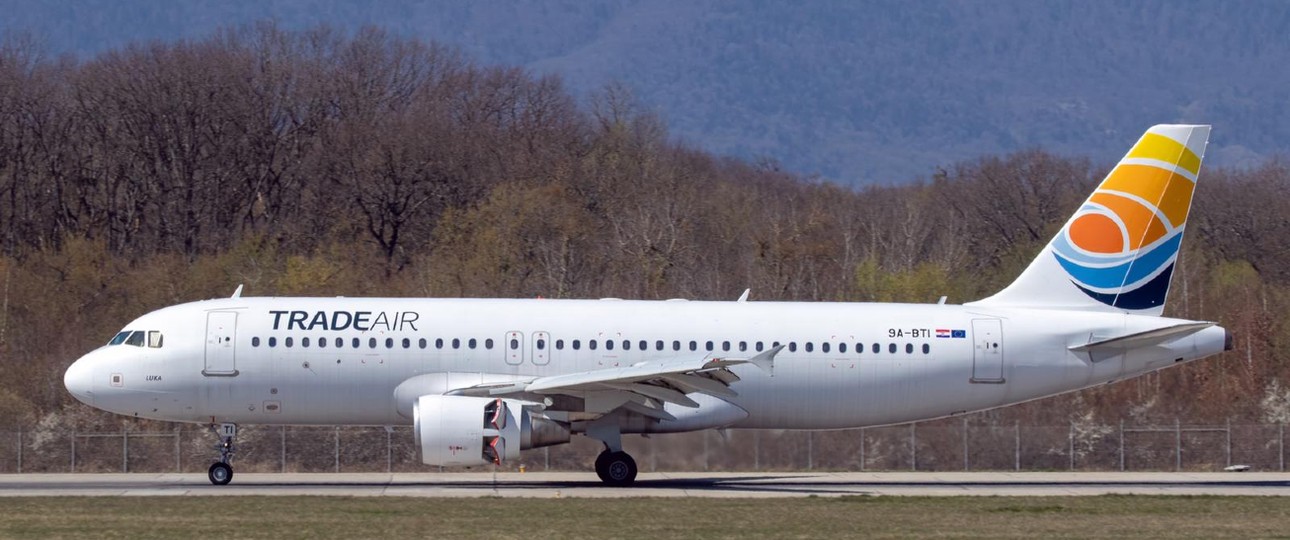 Airbus A320 von Trade Air: Bekommt bald Gesellschaft von einem A319.