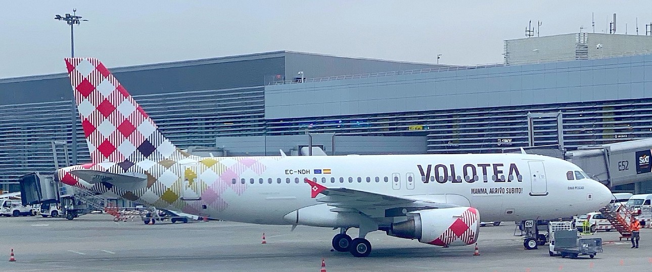 Airbus A319 von Volotea: Deal mit Iberia.