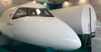 Vorführmodell der D328 Eco bei der Paris Air Show: Erstmals zeigt Hersteller Deutsche Aircraft ...