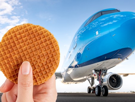 Airbus A321 Neo von KLM: An Bord gibt es künftig weiterhin eine Stroopwaffel, aber kein Sandwich mehr.
