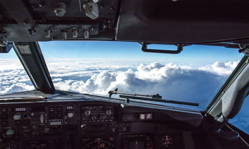 Cockpit: Eigentlich kein Schlafplatz.
