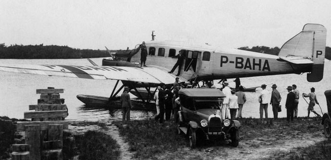 Eine Junkers G 24 der brasilianischen Tochtergesellschaft Syndicato Condor.