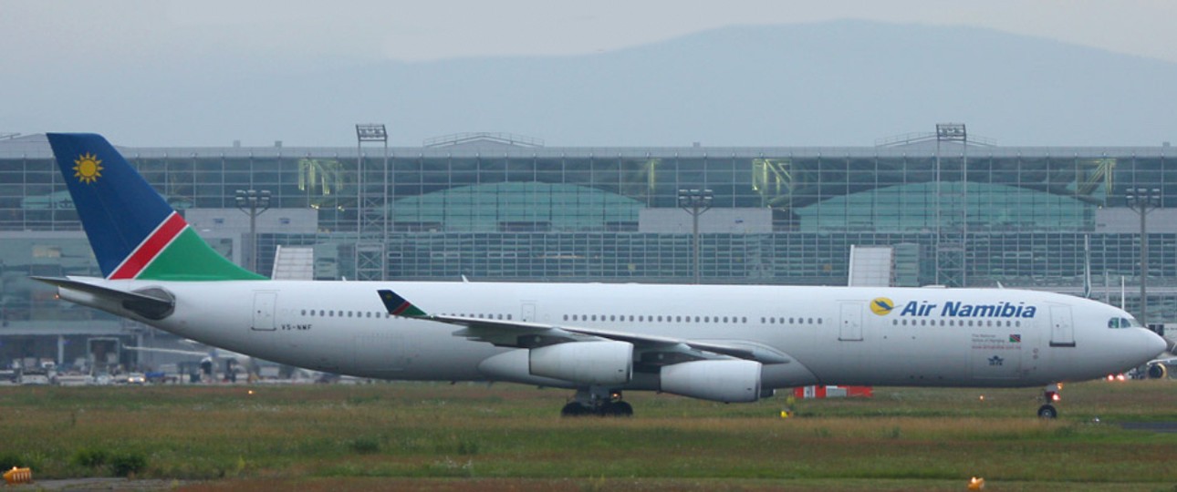 Airbus A340 von Air Namibia: Die Airline bleibt angeschlagen.