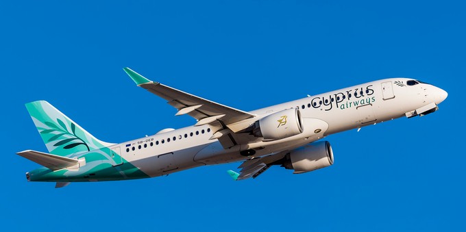 Cyprus Airways betreibt aktuell zwei Airbus A220-300.
