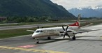 Saab 2000 von Darwin in Sion: Bald für Powdair unterwegs.