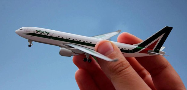 Alitalia-Jet: Bald keine französisch-niederländische Partnerschaft mehr.