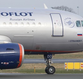 Airbus A319 von Aeroflot: Rostec will nie wieder Flugzeuge aus dem Westen im Land haben.