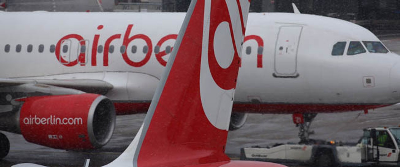 Flieger von Air Berlin: Probleme in Tegel.