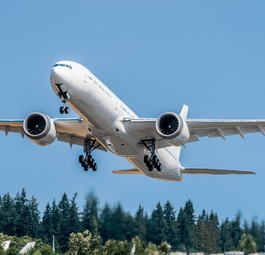 Boeing 777-9: Das Flugzeug wird wohl sechs Jahre verspätet sein.