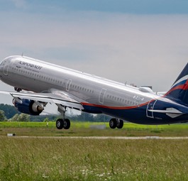 Airbus A321 Neo von Aeroflot: Gehört einem ausländischen Lessor.
